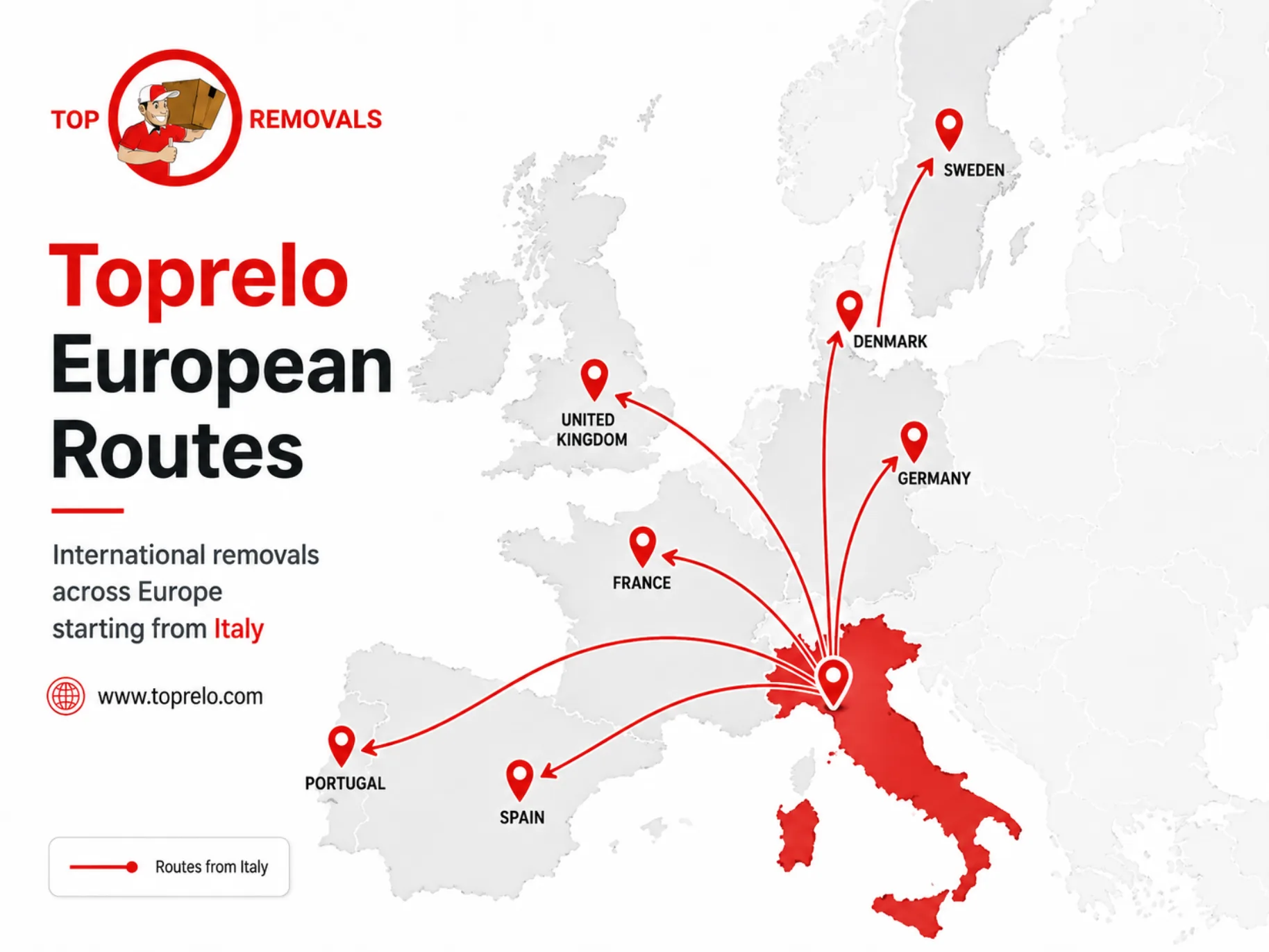 toprelo european moving routes
